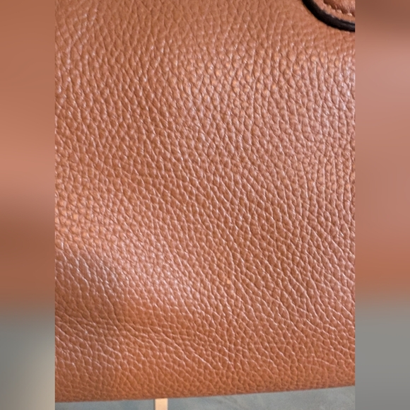 Coach Brown And Cream Mini Bennett Shearling Satchel Bag - Picture 7 of 14